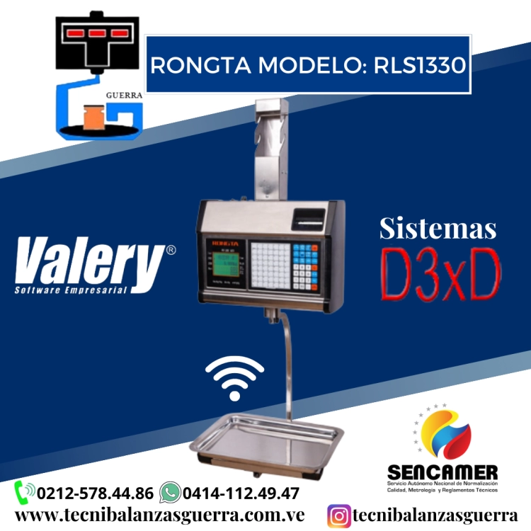 BALANZA ETIQUETADORA COLGANTE RONGTA RLS-1330